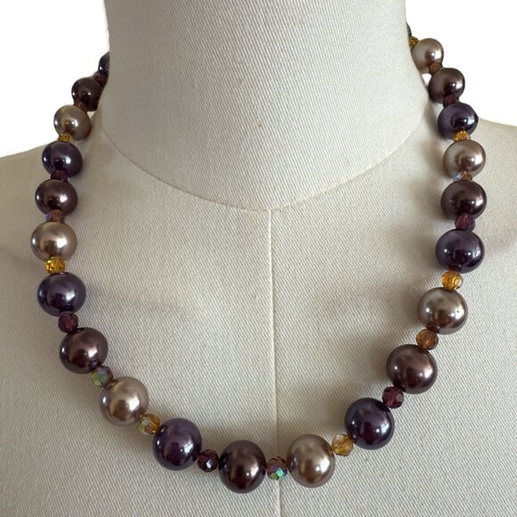 Lia Sophia Multicolored Beaded Adjustable Length Necklace - Picture 1 of 5